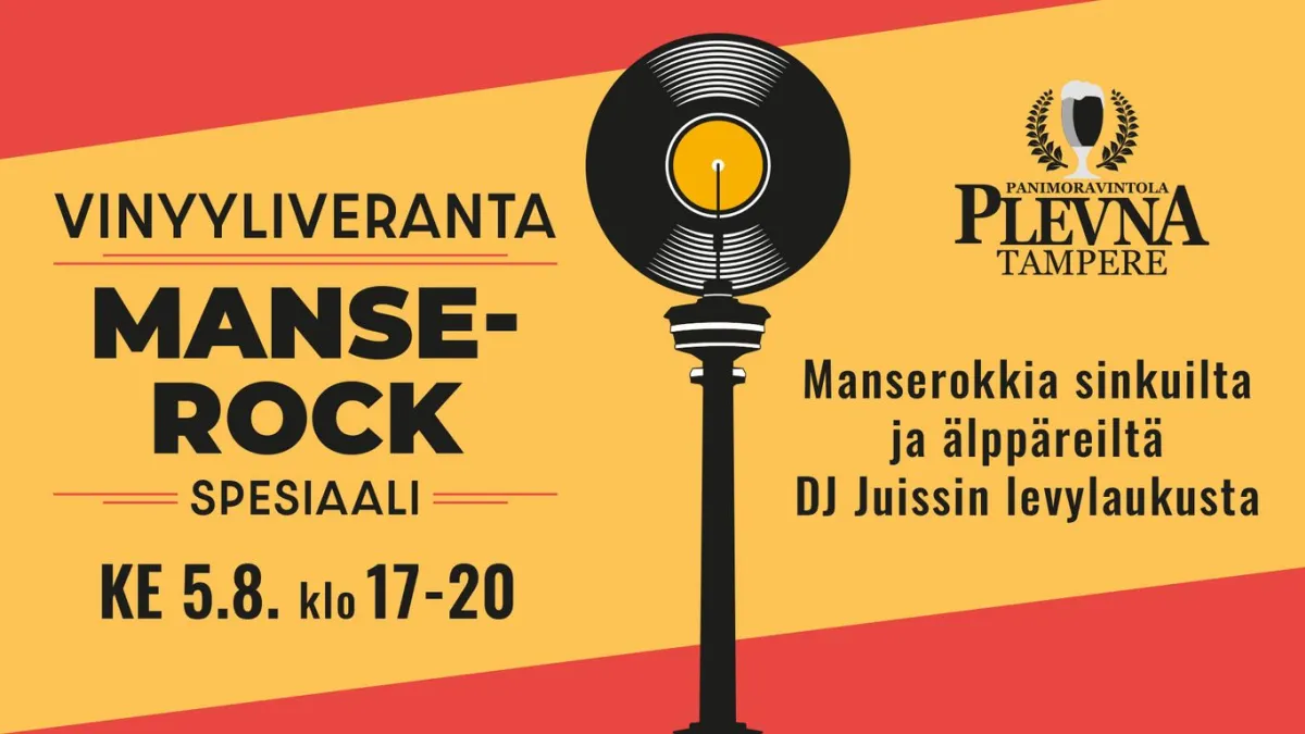 DJ Juissin Manserock-Vinyyliveranta Plevnassa