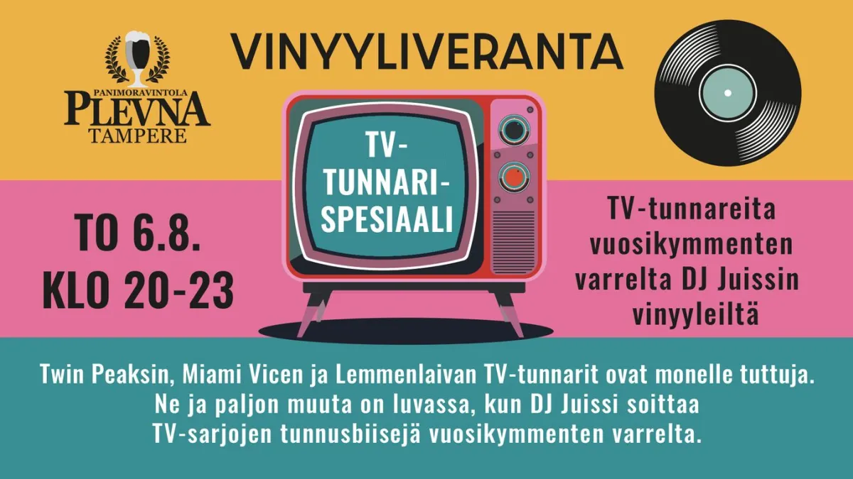 DJ Juissin Vinyyliveranta: TV-tunnari spesiaali