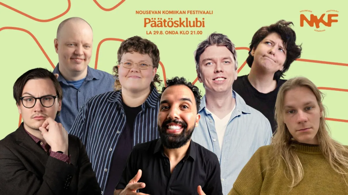 Nousevan komiikan festivaali - Päätösklubi 21.00