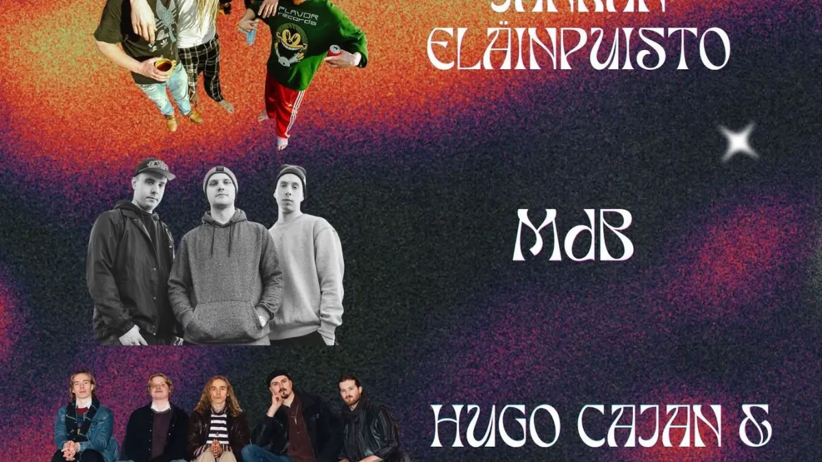 Rock/Rap/Indie/Pop/Funk Mayhem: Hugo Cajan & Todellisuus, MdB, Jankan Eläinpuisto