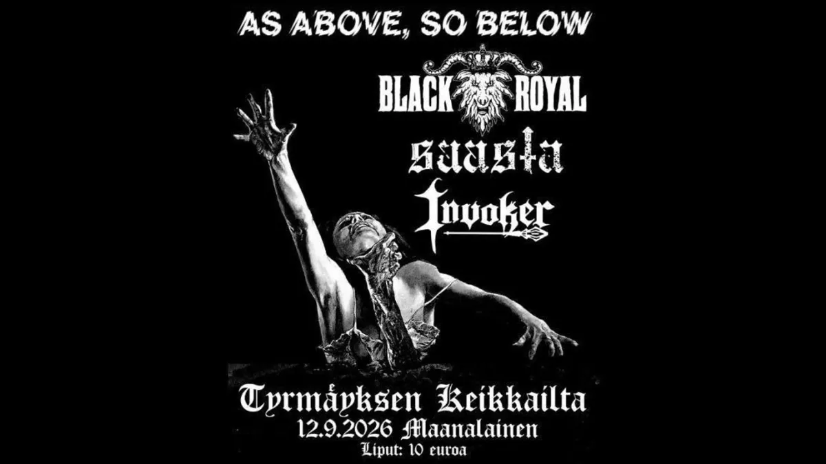 Tyrmäys presents: BLACK ROYAL, SAASTA & INVOKER